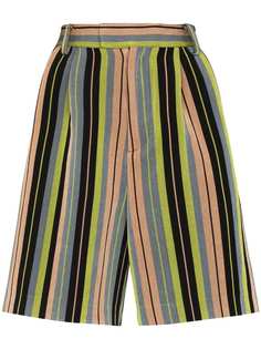 Kenneth Ize шорты широкого кроя в полоску