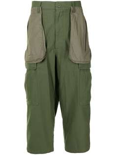 Facetasm cropped cargo trousers