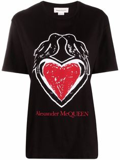 Alexander McQueen футболка с принтом