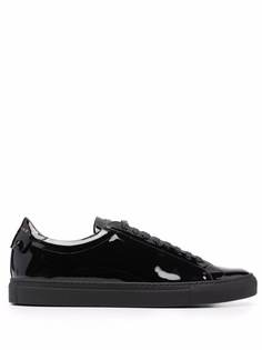 Givenchy лакированные кожаные кеды Urban Street