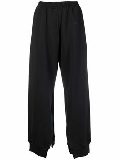 MM6 Maison Margiela брюки с разрезами
