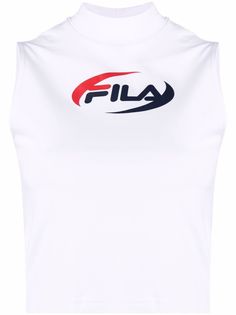 Fila топ с высоким воротником и логотипом