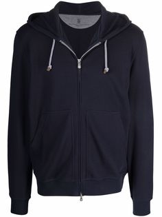Brunello Cucinelli толстовка с капюшоном и кулиской