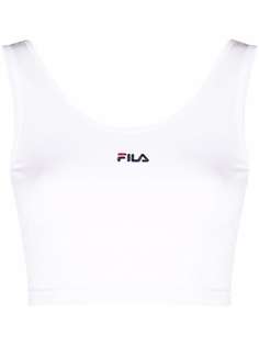 Fila укороченный топ с вышитым логотипом