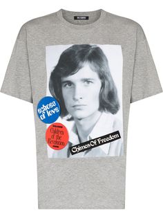 Raf Simons футболка с принтом
