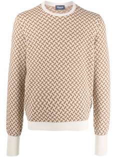 Drumohr кашемировый свитер с узором