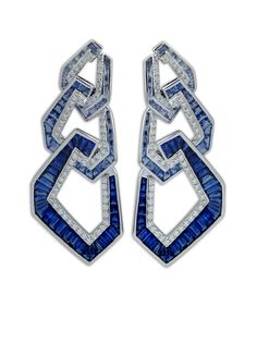 Kavant & Sharart серьги Origami no.5 из белого золота