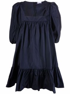 RED Valentino платье A-силуэта с квадратным вырезом