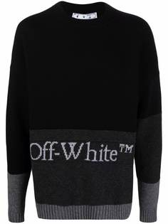 Off-White джемпер с логотипом
