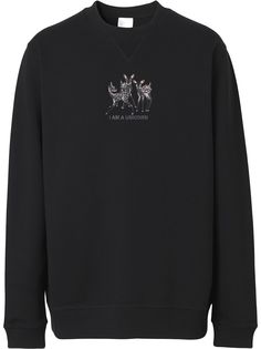 Burberry толстовка с вышивкой