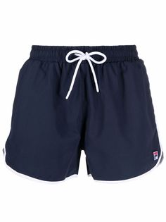 Fila плавки-шорты с нашивкой-логотипом