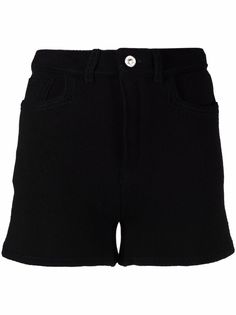Barrie high-waisted knit shorts