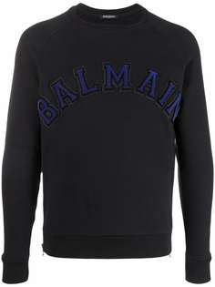 Balmain толстовка с нашивкой-логотипом