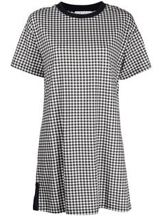 Alice+Olivia Garner gingham-check dress