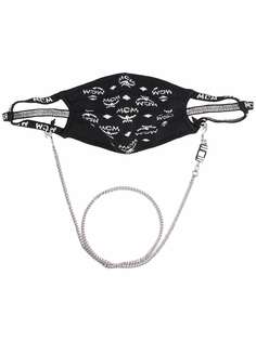 MCM knitted monogram face mask