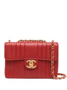 Chanel Pre-Owned сумка на плечо Jumbo Mademoiselle Single Flap 1992-го года