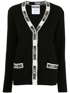Moschino кардиган с логотипом