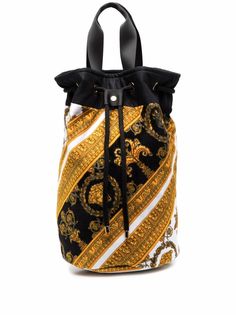 Versace Barocco-print backpack