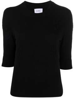 Barrie floral-texture jumper