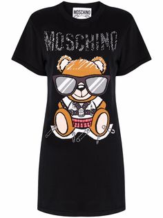 Moschino платье Teddy Bear вязки интарсия