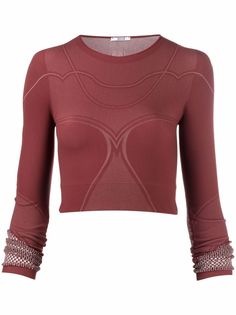 Wolford приталенный топ с длинными рукавами