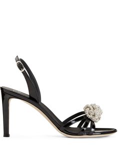 Giuseppe Zanotti декорированные босоножки на шпильке
