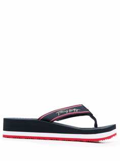 Tommy Hilfiger шлепанцы Signature Wedge