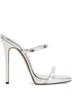 Giuseppe Zanotti босоножки Darsey с эффектом металлик