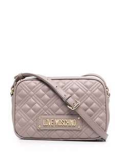 Love Moschino стеганая сумка через плечо с логотипом