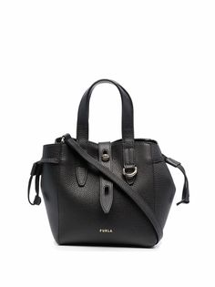 Furla Net mini leather tote