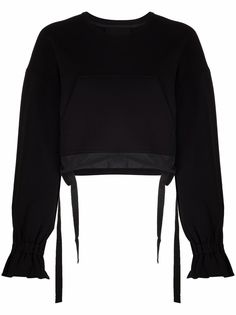 RED Valentino укороченный джемпер с завязками