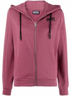 Diesel худи на молнии с логотипом