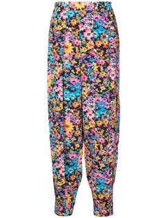 Stella McCartney зауженные брюки Christelle с цветочным принтом