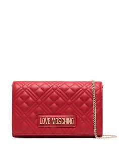 Love Moschino стеганая сумка на плечо с логотипом