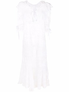 A.N.G.E.L.O. Vintage Cult платье миди 1950-х годов с оборками