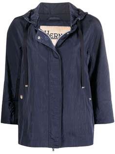 Herno lightweight hooded jacket