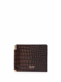 TOM FORD кошелек с тиснением под крокодила
