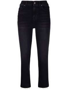 7 For All Mankind укороченные джинсы прямого кроя