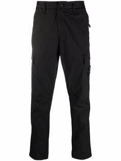 Stone Island брюки карго с нашивкой-логотипом