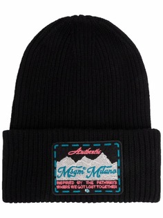 MSGM шапка бини с нашивкой-логотипом