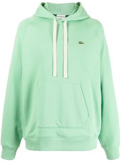 Lacoste худи с кулиской и нашивкой-логотипом