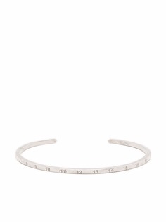Maison Margiela браслет-кафф с гравировкой