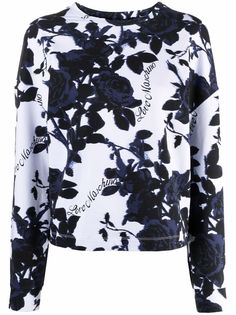 Love Moschino джемпер с цветочным узором