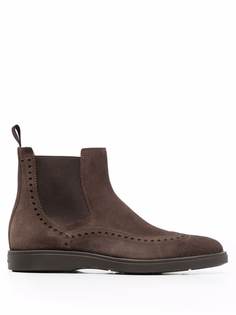 Santoni ботинки с перфорацией