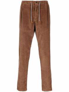 Eleventy вельветовые брюки с кулиской