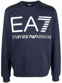 Ea7 Emporio Armani толстовка с логотипом