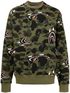 A BATHING APE® толстовка с камуфляжным принтом