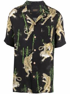 Deus Ex Machina tiger print shirt