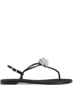 Giuseppe Zanotti сандалии с кристаллами