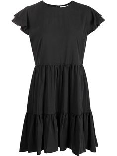 Alice+Olivia Demi tiered short dress